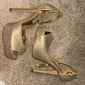 Gold heels